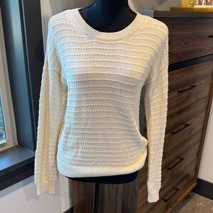Elegant Cream Sweater S